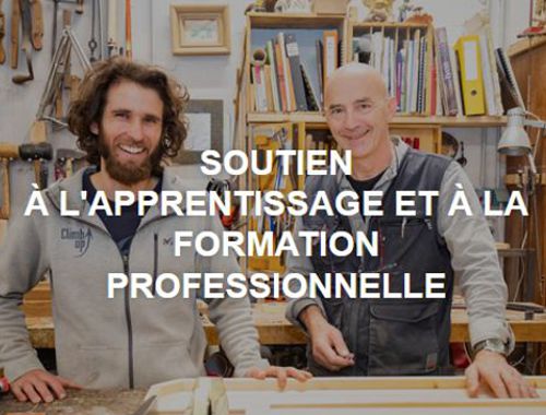 Soutien à l’apprentissage et à la formation professionnelle